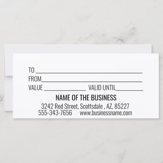 クリスマスホリデーピンクブーケウォーターカラー (裏面)