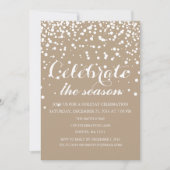 クリスマスホリデーファミリーパーティー 招待状 (正面)