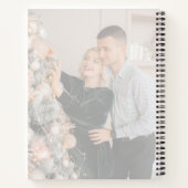 クリスマスホリデーファミリーレシピ調理師帳 ノートブック (裏面)