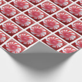 クリスマスホリデーフェスティバルペパーミントスワールキャンディ ラッピングペーパー (角)