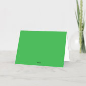 クリスマスホリデーフォイルカード 箔シーズンカード (裏面)