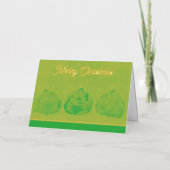 クリスマスホリデーフォイルカード 箔シーズンカード (正面)