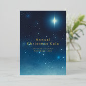 クリスマスホリデーフォイル招待状 箔招待状 (立ち正面)