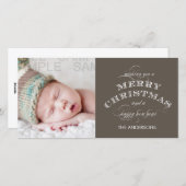 クリスマスホリデーフォトカードトープ シーズンカード (正面/裏面)