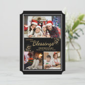 クリスマスホリデーフォトカード シーズンカード (スタンド正面)