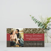 クリスマスホリデーフォトカード シーズンカード (スタンド正面)
