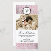 クリスマスホリデーフォトカード シーズンカード (正面/裏面)