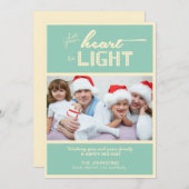 クリスマスホリデーフォトカード シーズンカード (正面/裏面)