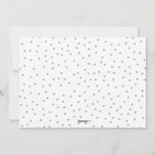 クリスマスホリデーフォトジョイ平和ラブスノーフレーク シーズンカード (裏面)