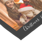 クリスマスホリデーフォトネームHome Decor Keepsake ミディアムテーブルランナー (コーナー)