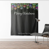 クリスマスホリデーフォトバックドロップパーティータペストリー タペストリー