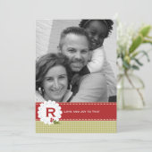 クリスマスホリデーフォトモノグラム シーズンカード (スタンド正面)