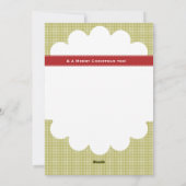 クリスマスホリデーフォトモノグラム シーズンカード (裏面)