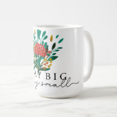 クリスマスホリデーフローラやる気を起こさせるマグ コーヒーマグカップ (正面右)