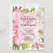 クリスマスホリデーブランチアンドバブリーフローラ招待状 (正面)