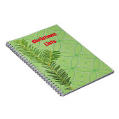 クリスマスホリデーブランチクリスマスリストジャーナル ノートブック (右側)