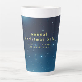 クリスマスホリデーブルーラテマグ カフェラテマグ