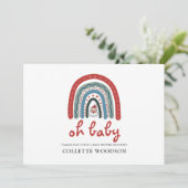 クリスマスホリデーベイビーシャワー 招待状 (スタンド正面)