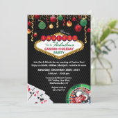 クリスマスホリデーベガスカジノパーティー 招待状 (スタンド正面)