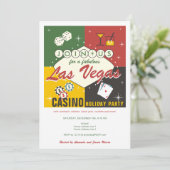 クリスマスホリデーベガスカジノポーカーナイトパーティー 招待状 (スタンド正面)