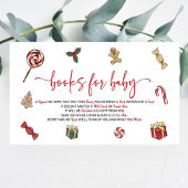 クリスマスホリデーベビーシャワーブズベビー エンクロージャーカード