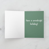 クリスマスホリデーベルネーズマウンテンドッグ カード (内部)