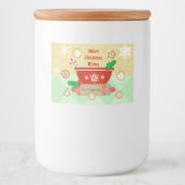 クリスマスホリデーベーキングカスタムフードラベル フードラベル (正面)