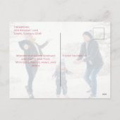 クリスマスホリデーホリーベリーグリーンリー2写真 シーズンポストカード (裏面)