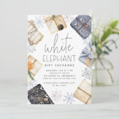 クリスマスホリデーホワイトエレファントパーティー 招待状 (スタンド正面)