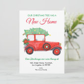 クリスマスホリデーホームムービングレッドトラック 案内状 (スタンド正面)