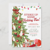 クリスマスホリデーボウリングパーティー 招待状 (正面)