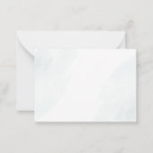 クリスマスホリデーボタニカルホリデモダンィーパーティー ノートカード (裏面)