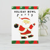 クリスマスホリデーボーリングパーティー 招待状 (スタンド正面)