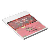 クリスマスホリデーポアゼティアスキャンディバーラッパー ノートパッド (アングル)