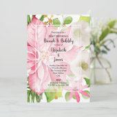 クリスマスホリデーポスト結婚ズブランチ 招待状 (スタンド正面)