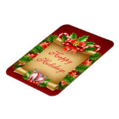 クリスマスホリデーマグネット マグネット (左側)