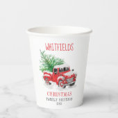 クリスマスホリデーマッチングファミリー懇親会カスタム 紙コップ (裏面)