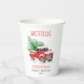 クリスマスホリデーマッチングファミリー懇親会カスタム 紙コップ (正面)
