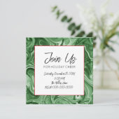 クリスマスホリデーマーブルスワール文字フェスティバル 招待状 (スタンド正面)