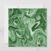 クリスマスホリデーマーブルスワール文字フェスティバル 招待状 (裏面)