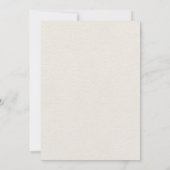 クリスマスホリデーミュージックシート招待状 招待状 (裏面)