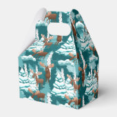 クリスマスホリデームースのパーティーのお願いボックス フェイバーボックス (裏面サイド)