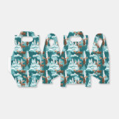 クリスマスホリデームースのパーティーのお願いボックス フェイバーボックス (折り畳みなし)