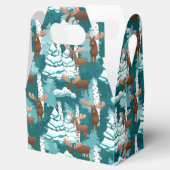 クリスマスホリデームースのパーティーのお願いボックス フェイバーボックス (オープン)