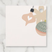 クリスマスホリデーメッセージカード フェイバータグ (裏面)