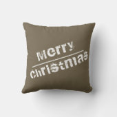 クリスマスホリデーメリークリスマスグモダンレイ クッション (裏面)