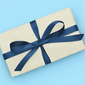 クリスマスホリデーモダンミニマル金ゴールドストライプ ラッピングペーパー