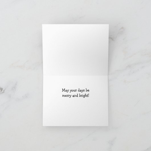 クリスマスホリデーライトカード シーズンカード (内部)