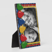 クリスマスホリデーライトフォトフレームギフト フォトプラーク (側面)