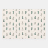 クリスマスホリデーラッピング紙シートセット ラッピングペーパーシート (正面)